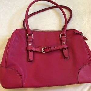 Large Pink Tumi Satchel